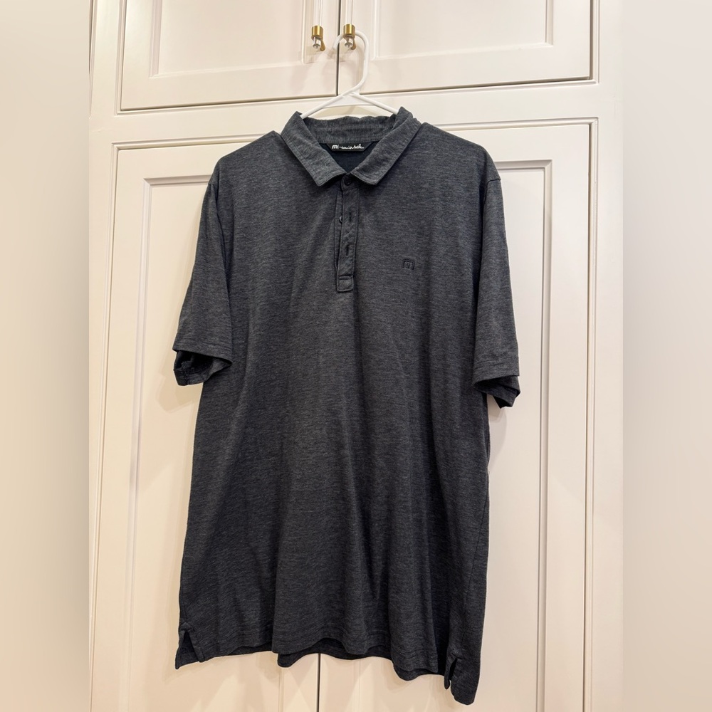 Men's Travis Matthew Gray Polo Shirt
